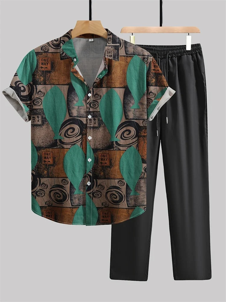 Premium Urban Zweiteiliges Herren-Set – Modern Fit | Exklusiver Streetwear-Look 2025