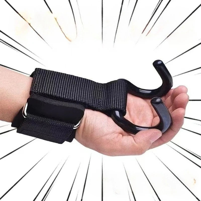 Alpha Grip Power Hooks – Heavy Duty Weightlifting Wrist Hooks