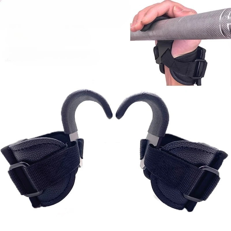 Alpha Grip Power Hooks – Heavy Duty Weightlifting Wrist Hooks