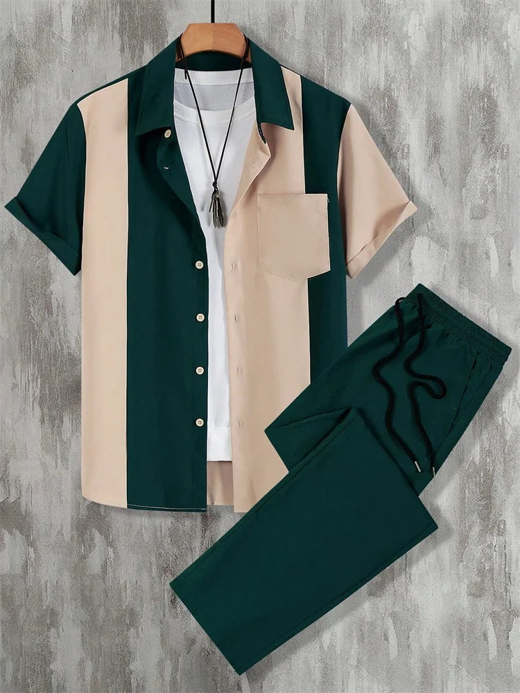 Premium Urban Zweiteiliges Herren-Set – Modern Fit | Exklusiver Streetwear-Look 2025