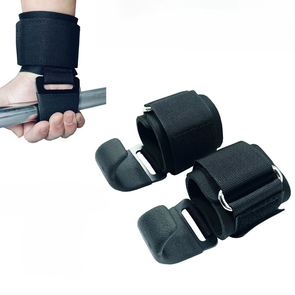 Alpha Grip Power Hooks – Heavy Duty Weightlifting Wrist Hooks