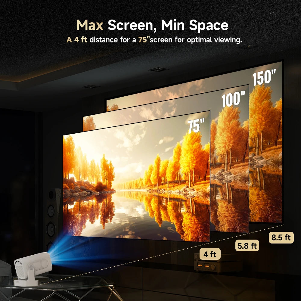 Transform any room into your personal cinema with the Magcubic HY310 Smart Projector. Featuring Auto Focus technology, Android 11, WiFi 6, Bluetooth 5.4, and 4K video support, this compact projector delivers a premium entertainment experience wherever you