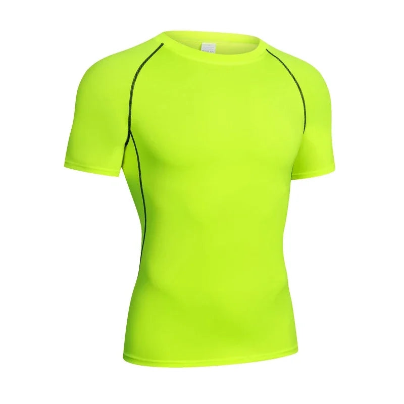 Men’s Compression Long Sleeve Sports Shirt | Quick-Dry Fitness & Gym Performance Top