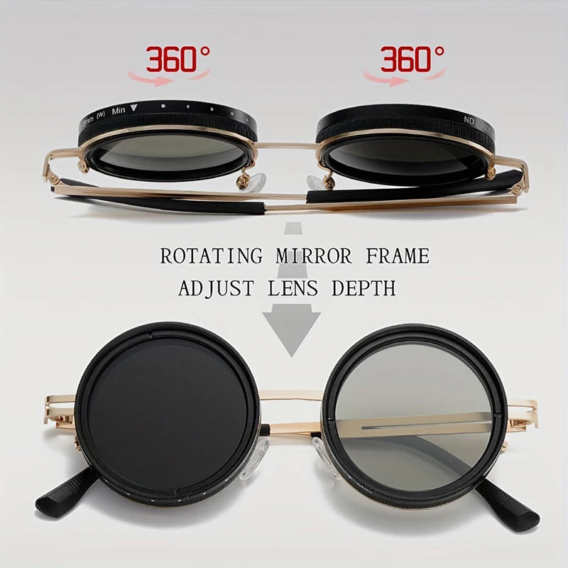 Retro Steampunk Polarized Sunglasses – UV400