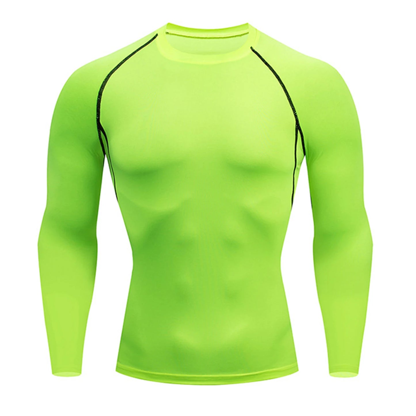 Men’s Compression Long Sleeve Sports Shirt | Quick-Dry Fitness & Gym Performance Top