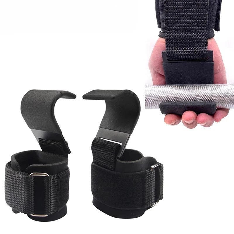 Alpha Grip Power Hooks – Heavy Duty Weightlifting Wrist Hooks