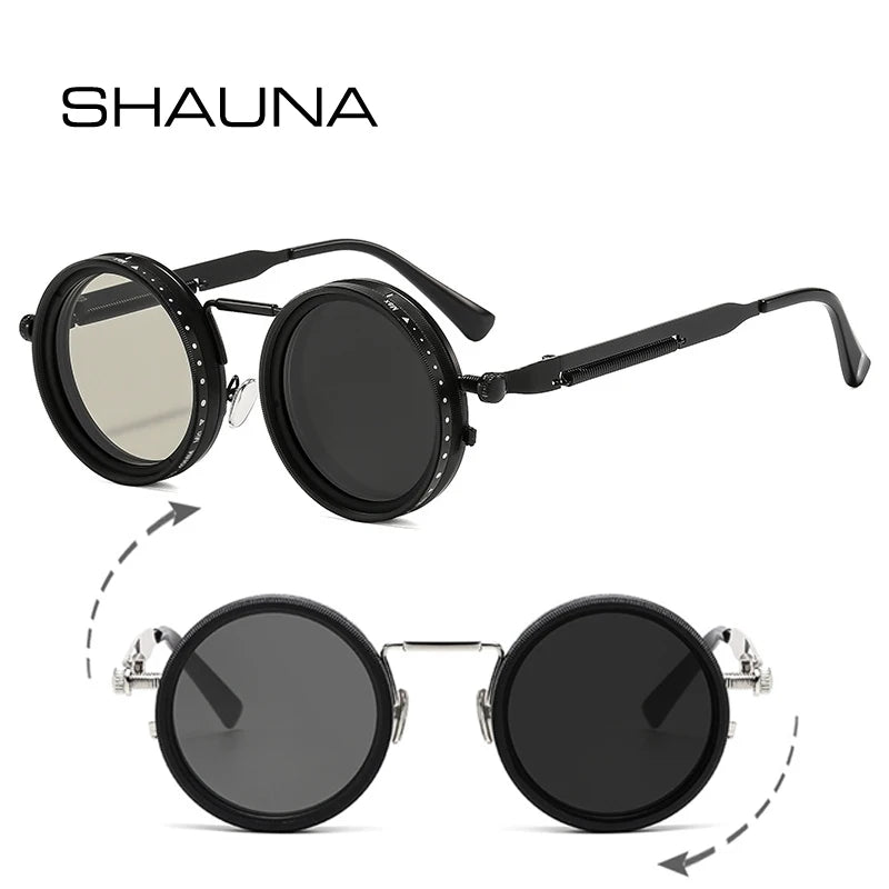 Retro Steampunk Polarized Sunglasses – UV400