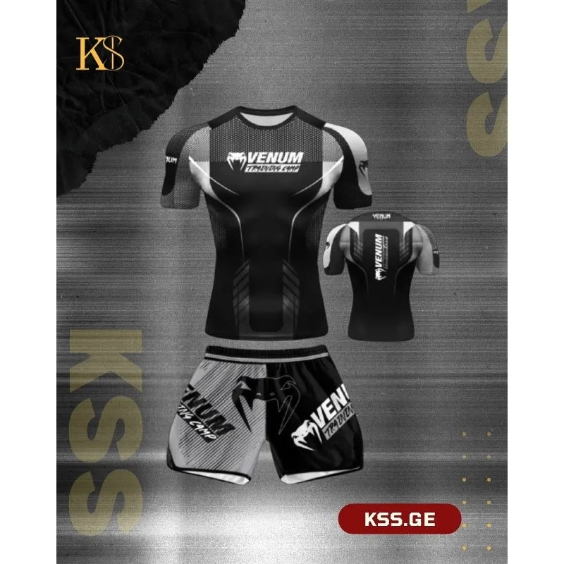 Best-selling Men's and Women's Outdoor Sports Casual Short-sleeved Short-pants Sets; Martial Arts and Boxing Clothing kids
