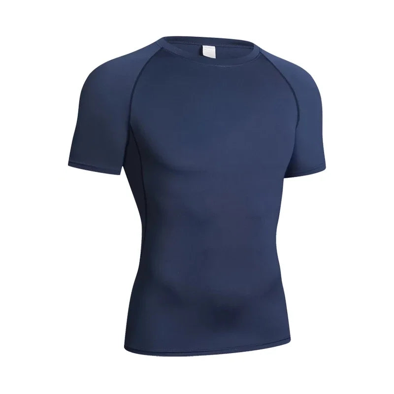 Men’s Compression Long Sleeve Sports Shirt | Quick-Dry Fitness & Gym Performance Top