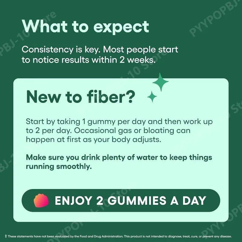 Fiber Boost Digestive Gummies – Raspberry Lemon (60 Gummies)